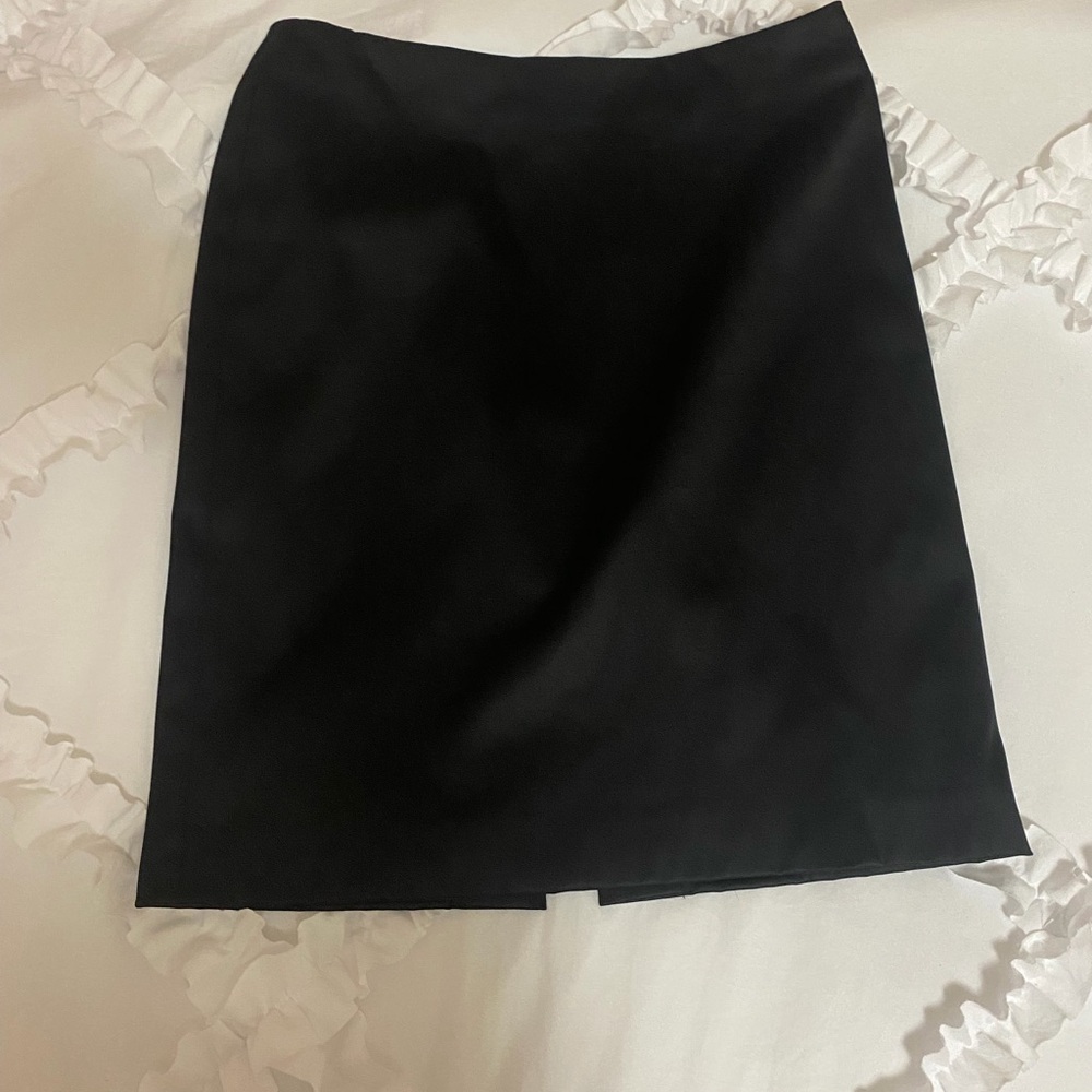 Badgley Mischka Classic Black Pencil Skirt